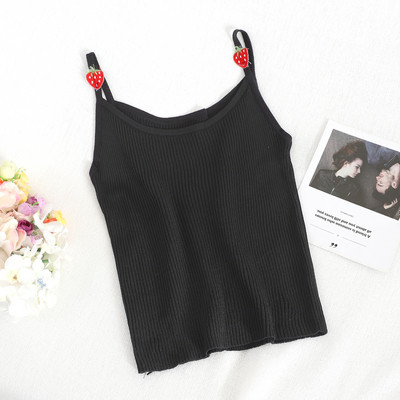 Vékony pántokkal, több színben díszített női lezser felső