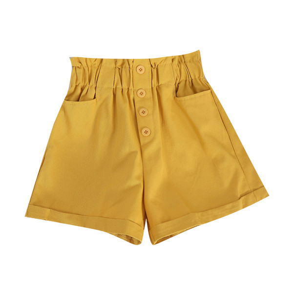 Ежедневни дамски къси панталони с висока талия в пет цвята