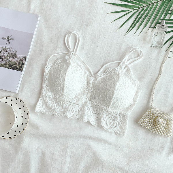 Női csipke melltartó négy színben