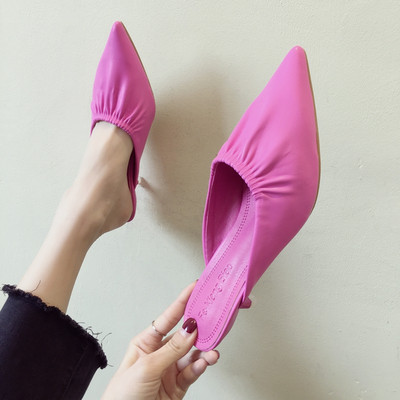 Öko bőrből készült női cipő négy színben - hegyes modell