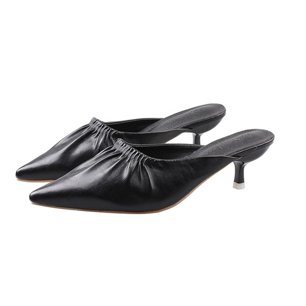 Öko bőrből készült női cipő négy színben - hegyes modell