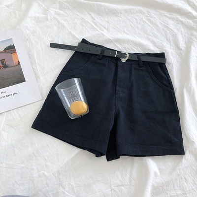 Pantaloni scurți casual cu talie înaltă în mai multe culori