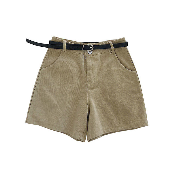 Pantaloni scurți casual cu talie înaltă în mai multe culori