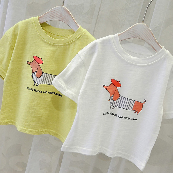 Modern gyerek póló fiúknak két színben rátéttel