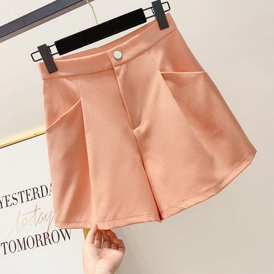 Stílusos női rövidnadrág zsebbel, három színben