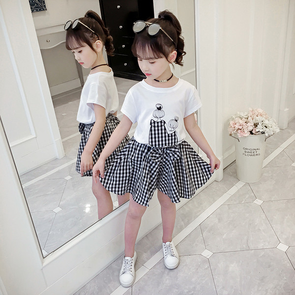 Set modern pentru copii pentru fete în roz și alb