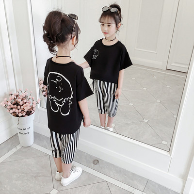 Új modell gyerek szett lány nadrághoz és blúzhoz