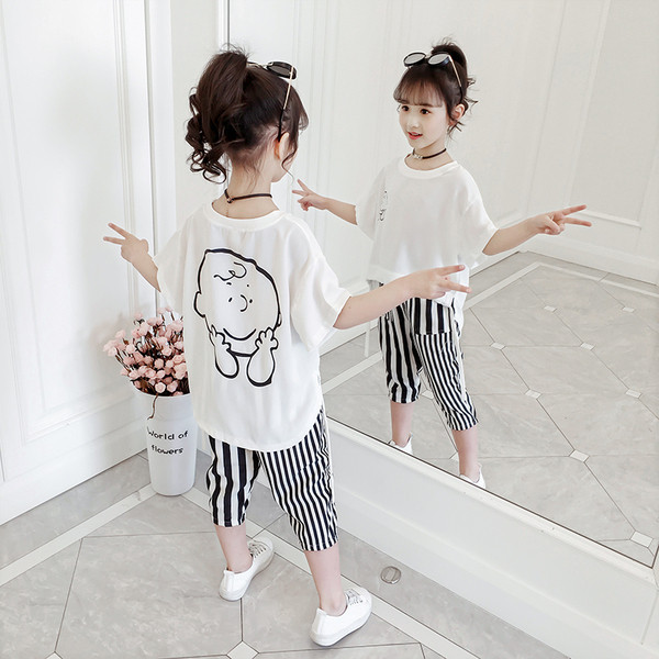 Új modell gyerek szett lány nadrághoz és blúzhoz