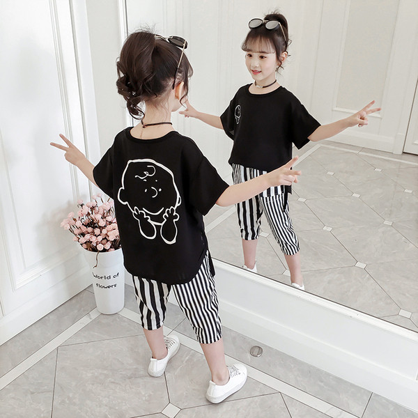 Új modell gyerek szett lány nadrághoz és blúzhoz