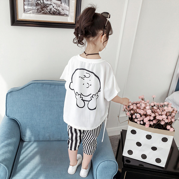 Új modell gyerek szett lány nadrághoz és blúzhoz