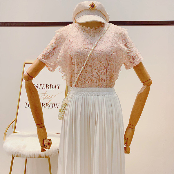 Női csipkeblúz négy színben