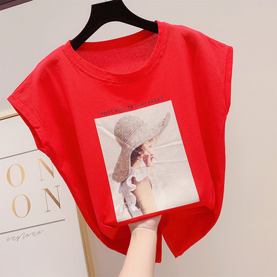 Μοντέρνα γυναικεία μπλούζα με κοντό μανίκι σε διάφορα χρώματα