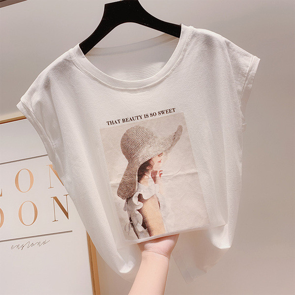 Μοντέρνα γυναικεία μπλούζα με κοντό μανίκι σε διάφορα χρώματα