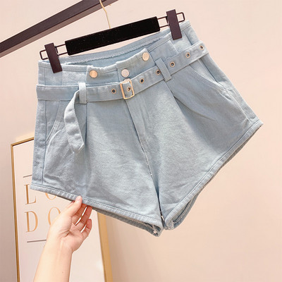 Női rövidnadrág több színben és övvel