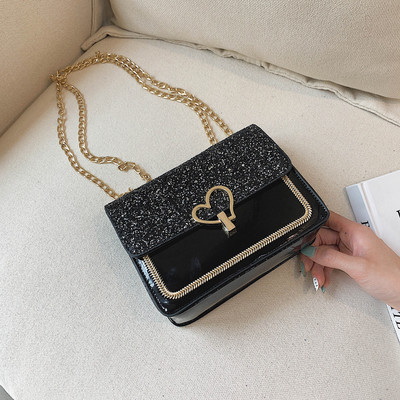 Geanta mica de dama cu maner lung si decor metalic in mai multe culori