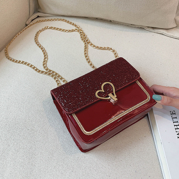 Geanta mica de dama cu maner lung si decor metalic in mai multe culori