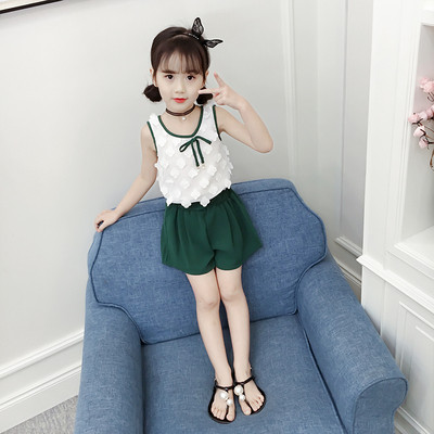 Set copii pentru fete cu panglica in doua culori