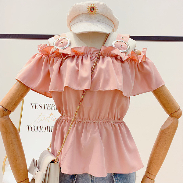 Maiou elegant de damă cu cataramă în mai multe culori