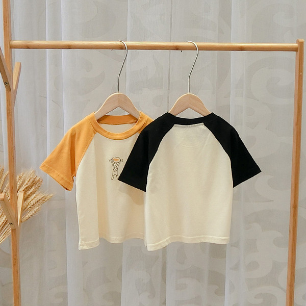 Gyermek alkalmi póló két színben - fiúknak