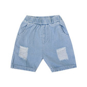 Modern gyerekfarmer szakadt motívumokkal - fiúknak