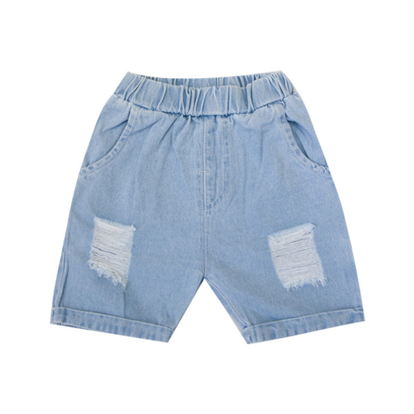 Modern gyerekfarmer szakadt motívumokkal - fiúknak