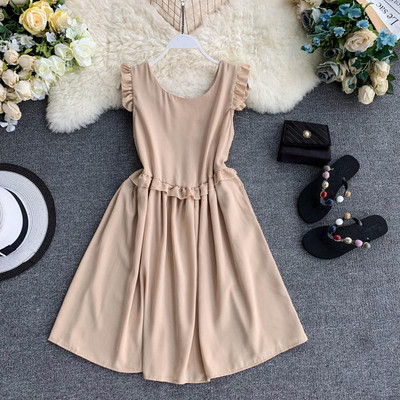 Rochie casual de dama cu maneci scurte in diferite culori