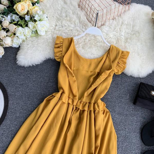 Rochie casual de dama cu maneci scurte in diferite culori