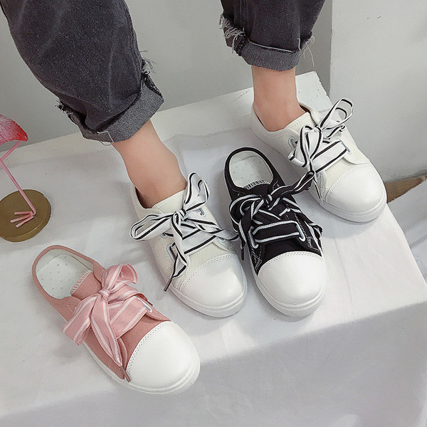 Adidasi de dama cu toc deschis in mai multe culori