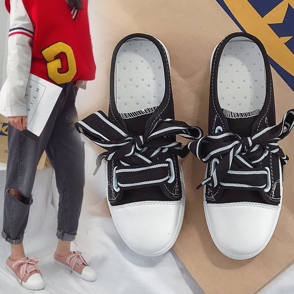 Adidasi de dama cu toc deschis in mai multe culori