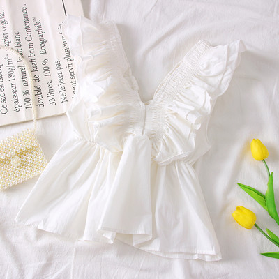 Стилен дамски потник с V-образно деколте 