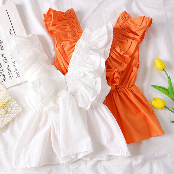 Стилен дамски потник с V-образно деколте 