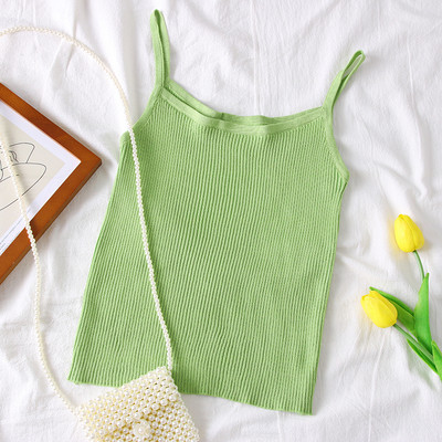 Maieu modern de damă în patru culori cu bretele subțiri