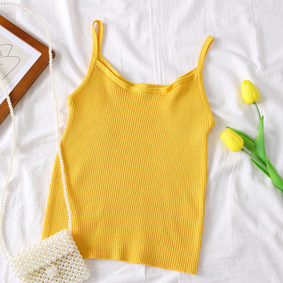 Maieu modern de damă în patru culori cu bretele subțiri