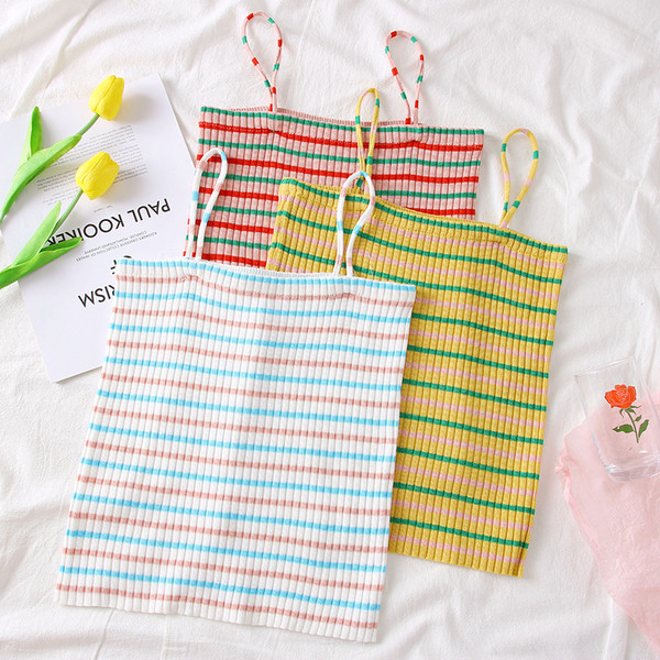 Csíkos női felső több színben