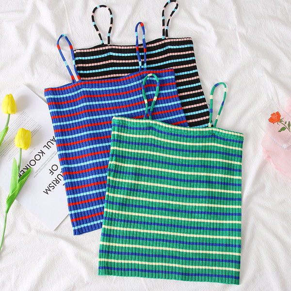 Csíkos női felső több színben