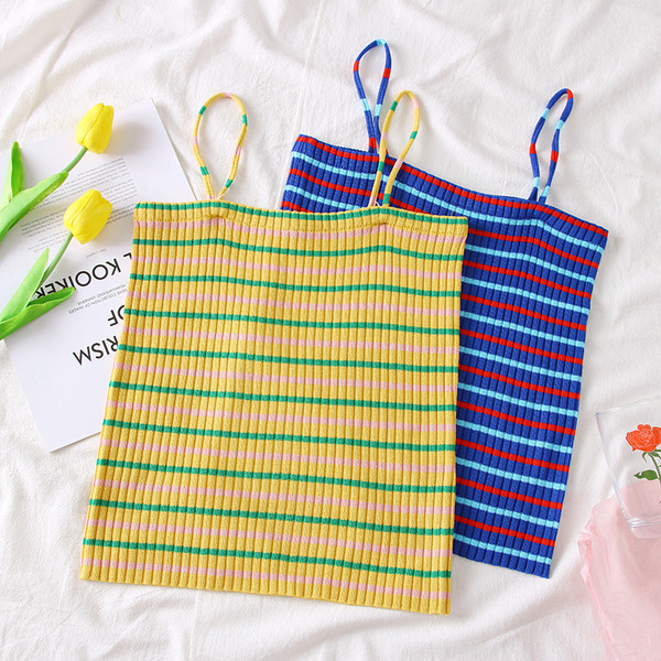 Csíkos női felső több színben