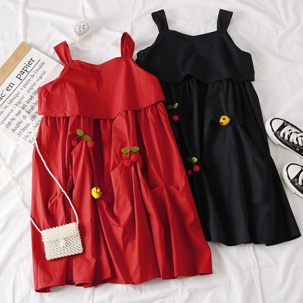 Rochie moderna de dama in patru culori cu bretele