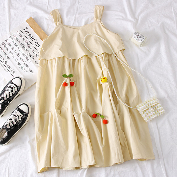 Rochie moderna de dama in patru culori cu bretele