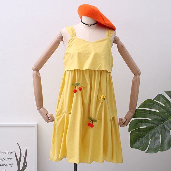 Rochie moderna de dama in patru culori cu bretele