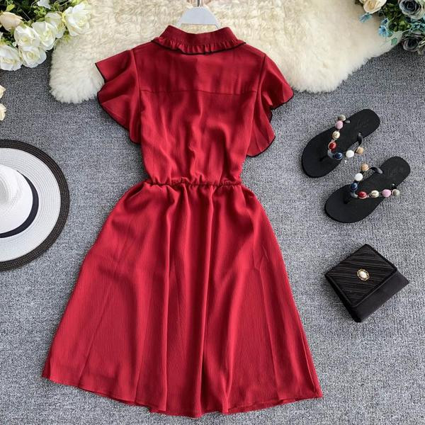 Rochie moderna de dama in mai multe culori cu broderie