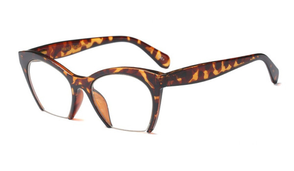 Modern női szemüveg átlátszó lencsékkel több színben