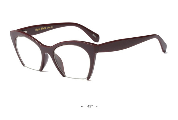 Modern női szemüveg átlátszó lencsékkel több színben