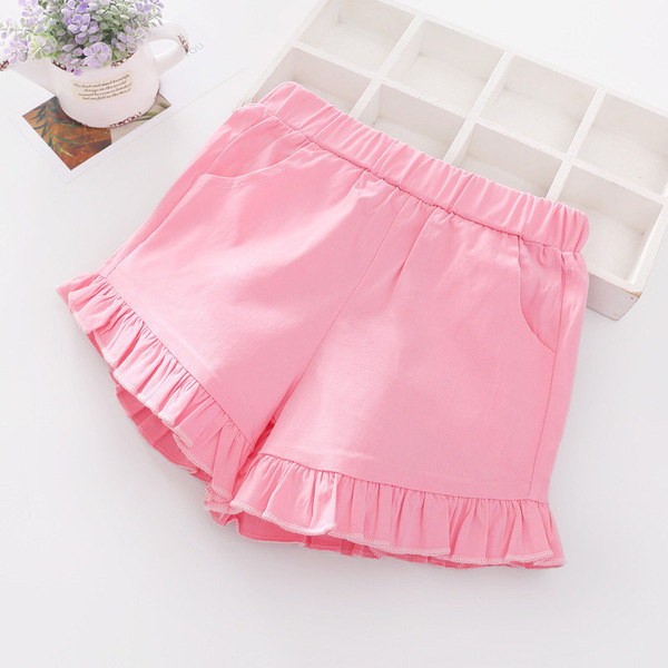 Gyerek rövidnadrág lányoknak három színben zsebbel