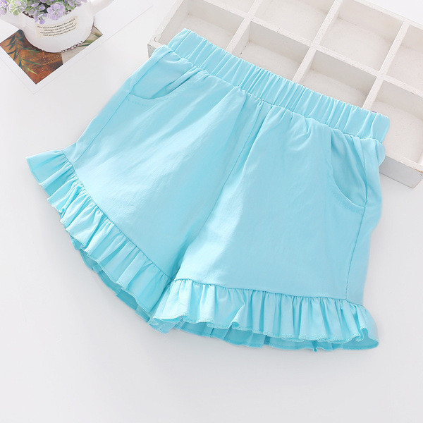 Gyerek rövidnadrág lányoknak három színben zsebbel