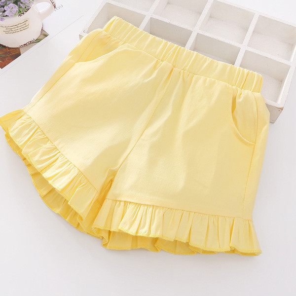 Gyerek rövidnadrág lányoknak három színben zsebbel