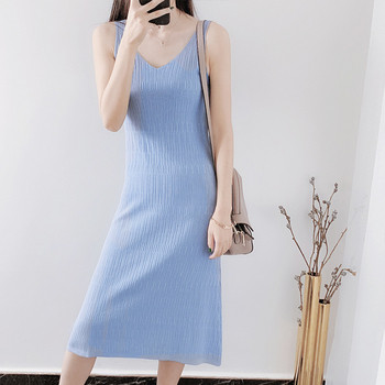 Stílusos női ruha sima modell több színben