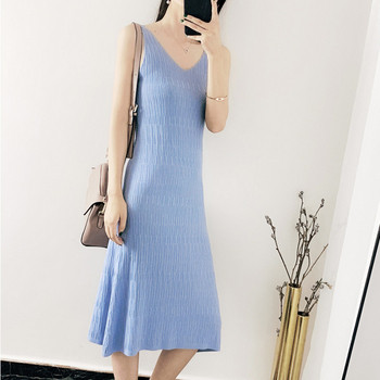 Stílusos női ruha sima modell több színben