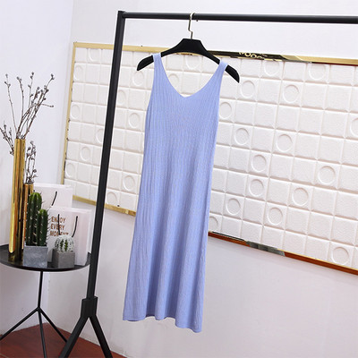 Stílusos női ruha sima modell több színben