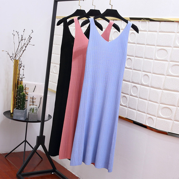 Stílusos női ruha sima modell több színben