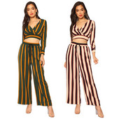 Csíkos női szett két színben